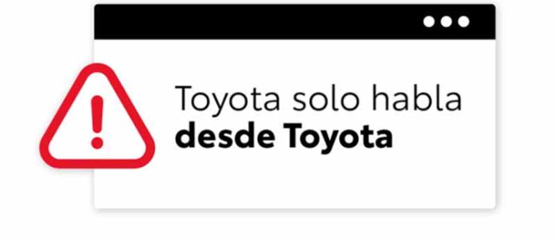 Toyota Argentina previene sobre estafas en la web